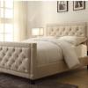 Upholstered Bed With Tufting